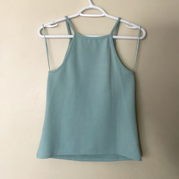 Temt Light Mint Green Sleevleless Top - Picture 2 of 2